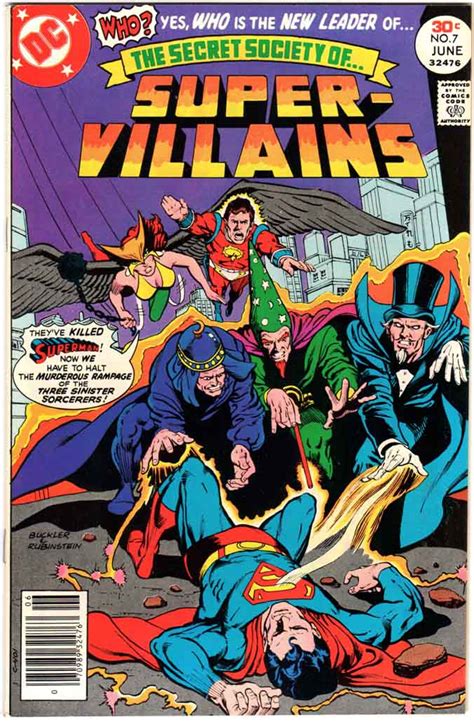 Secret Society Of Super Villains 1976 07 Mj Buy Online