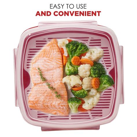 Microwave Steamer For Vegetables Rice And Fish Vented Healthy Cooking