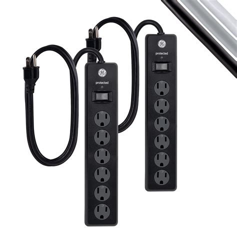 Snapklik Outlet Surge Protector Pack Ft Extension Cord