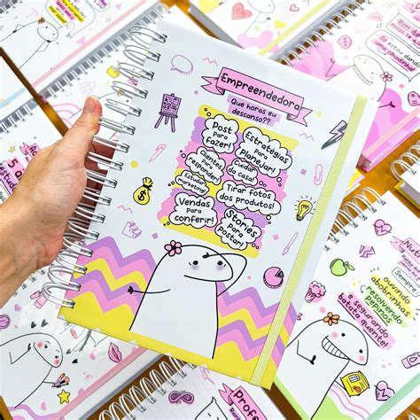 Caderno A5 Empreendedora Flork Maisdimari Papelaria Personalizada