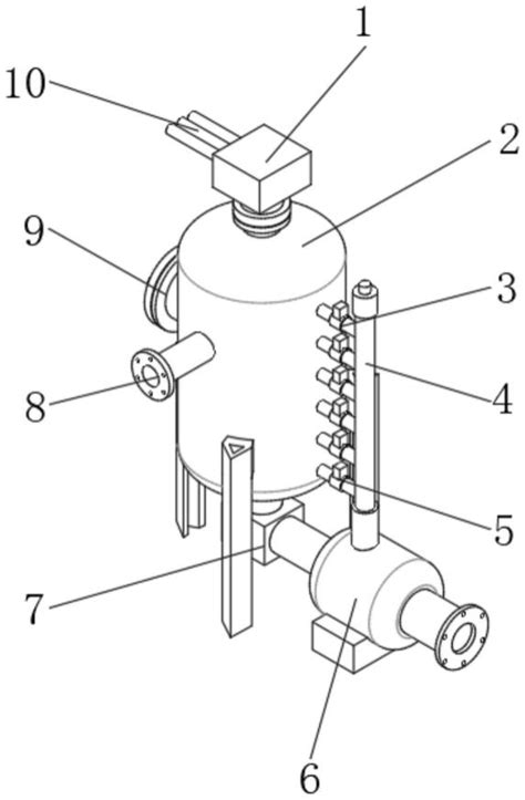 一种具有定期排污功能的发电污水排放的排污扩容器的制作方法