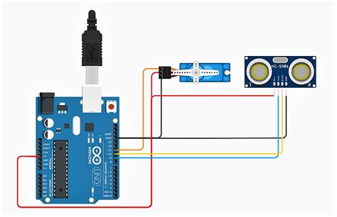 Arduino Radar Circuit Diagram Proj Schematic