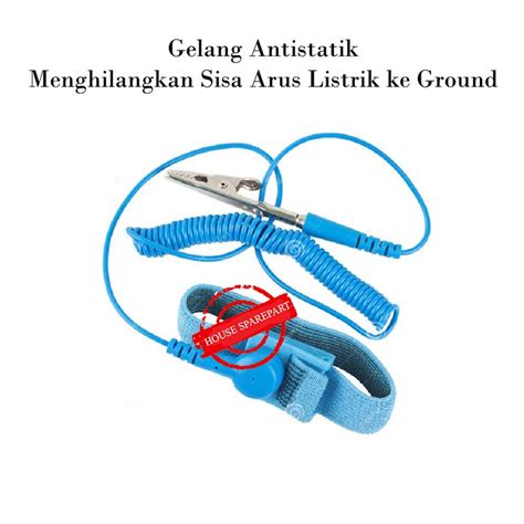 Jual Gelang Anti Statis Anti Setrum Penghilang Sisa Arus Listrik Ground