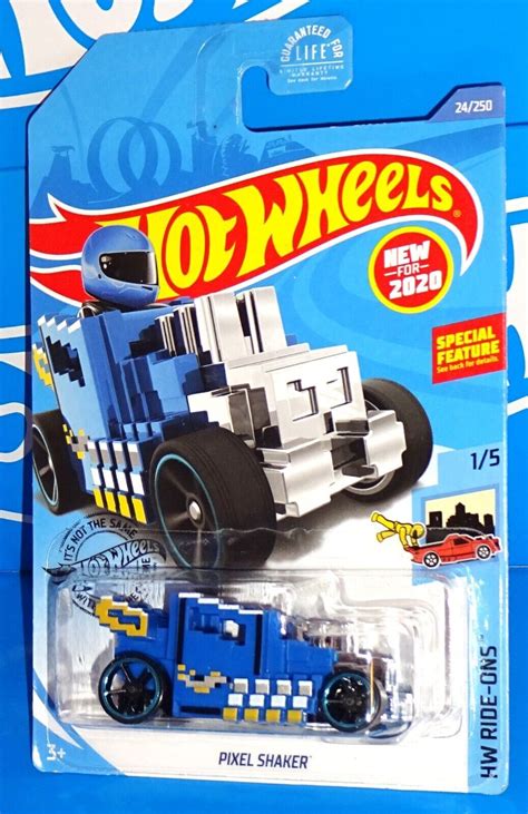 Hot Wheels New For 2020 HW Ride Ons Series 24 Pixel Shaker Blue W OH5SPs Contemporary
