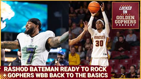 Rashod Bateman Is Ready For The Next Step In The Nfl Gophers Wbb