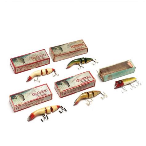 Collection of Five Vintage Heddon Lures in Boxes (Lot 1269 - The Winter ...