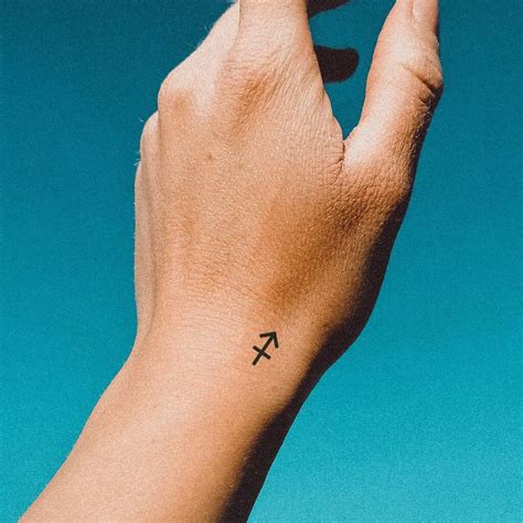 Sagittarius Wrist Tattoos