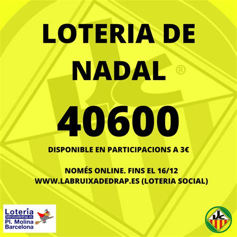 Loteria De Nadal Club Joventut Les Corts