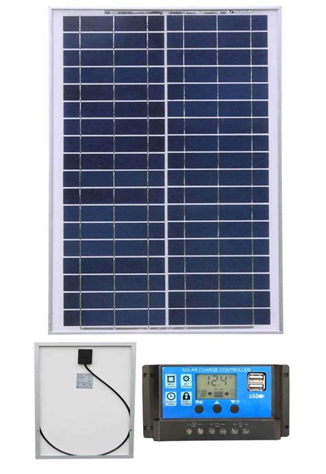 PANEL SOLARNY BATERIA SŁONECZNA 20W 12V REGULATOR 9475534241