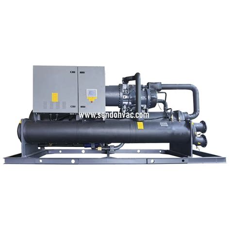 High Efficiency Glycol Water Cooled Screw Chiller Industrial Cooling