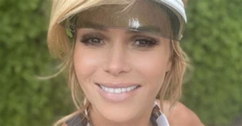 BGT Babe Amanda Holden Oozes Sex Appeal As She Rocks Paper Thin Workout Vest Daily Star