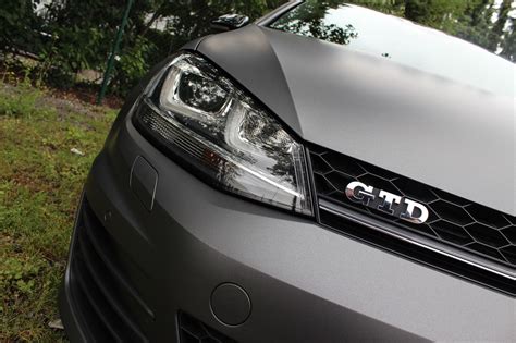 Vw Golf Gti In Grau Matt Metallik Folierung Und Scheibent Nung