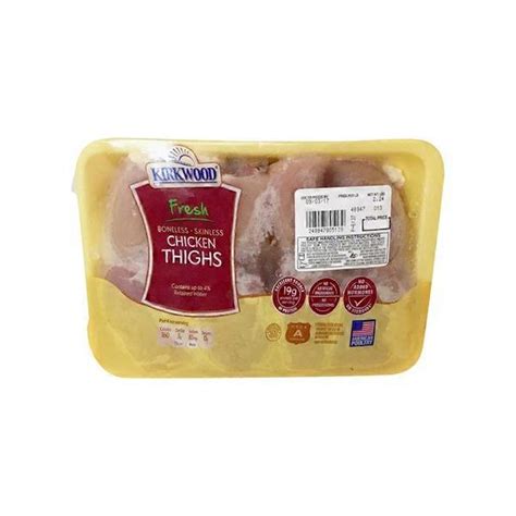 Kirkwood Fresh Boneless Skinless Chicken Thighs Per Lb From Aldi