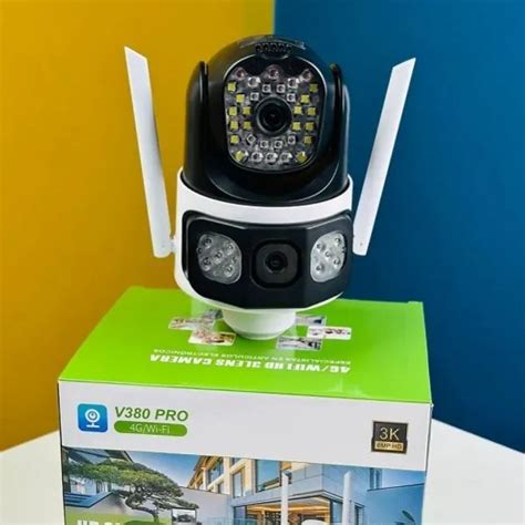 V380 Pro Wifi 3 Lens HD IP Camera - Best Price in Bangladesh