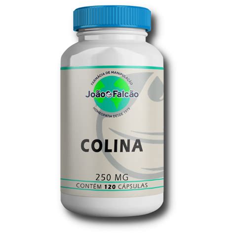 Tiamina E Colina Para Refluxo - Colina 250Mg - 120 Cápsulas