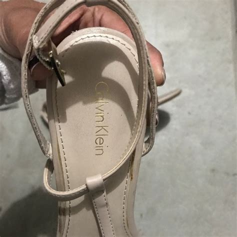 Calvin Klein Shoes Calvin Kleins Nude Heel Poshmark