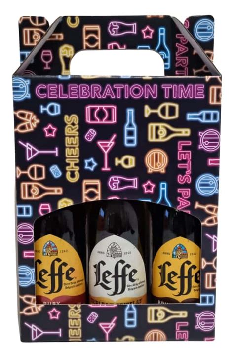 Leffe Beer Bottle Gift Box