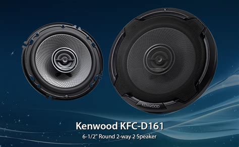 Amazon Kenwood KFC D161 6 5 Inch 2 Way 320 Watts Peak Power