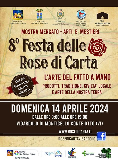 Festa Delle Rose Di Carta Pro Loco Vicentine