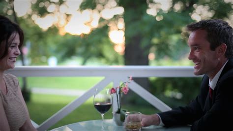 Romantic Dinner On The Verandah At The Charles Hotel In Niagara On The