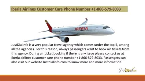 PPT - Iberia airlines customer care phone number PowerPoint ...