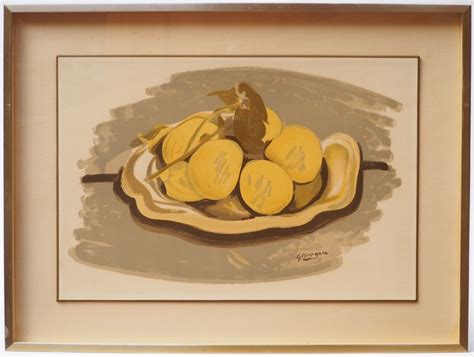 Georges Braque Nature Morte Aux Citrons