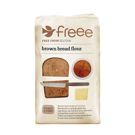 Doves Farm Gluten Free Brown Bread Flour Blend 1 Kg Wheat Flour