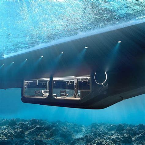 Cantharus Superyacht Concept Has An Underwater Lounge With Panoramic