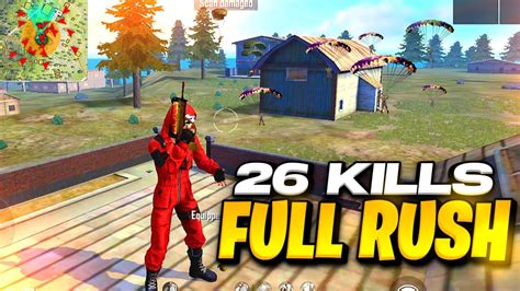 Duo Vs Squad Overpowered 26 Kills Badge99 Gameplay Garena Free Fire