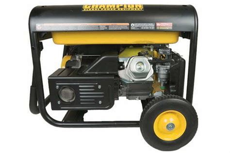 Champion 5500 Watt Petrol Generator With Remote Start Gutter Vacuum