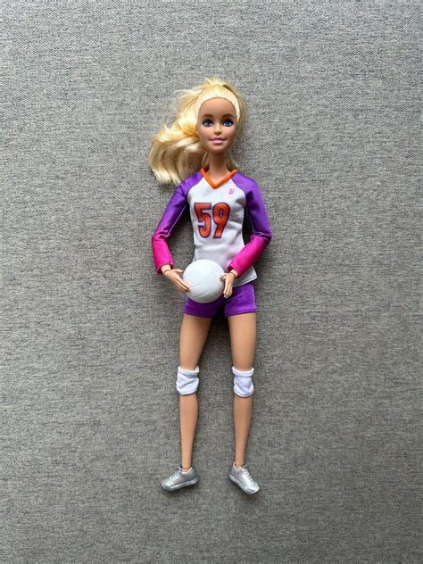 Barbie Made To Move Mtm Volleyball Player Doll Like New Hobbies