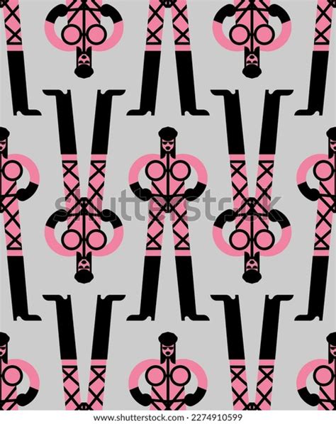 Bdsm Mistress Pattern Seamless Sex Games Stock Vector Royalty Free