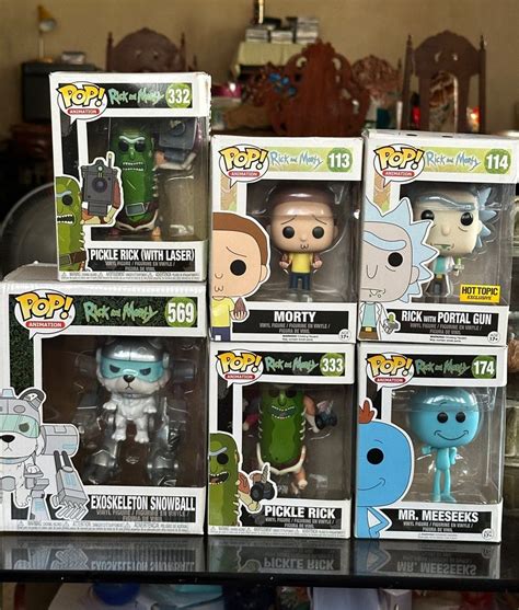 Rick And Morty Funko Pop + Portal Gun Set, Hobbies & Toys, Toys & Games ...