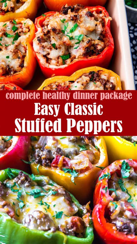 Easy Classic Stuffed Peppers Reserveamana