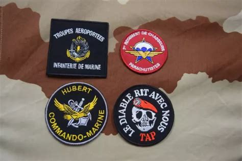 Lot Cussons Militaire Patch Arm E Insigne Parachutiste Commando Er