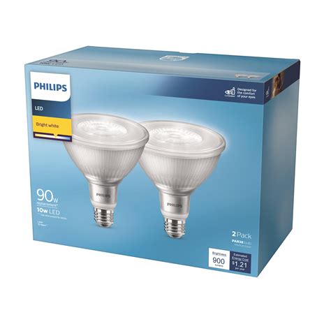 Philips LED 90 Watt PAR38 Indoor Floodlight Light Bulb Bright White