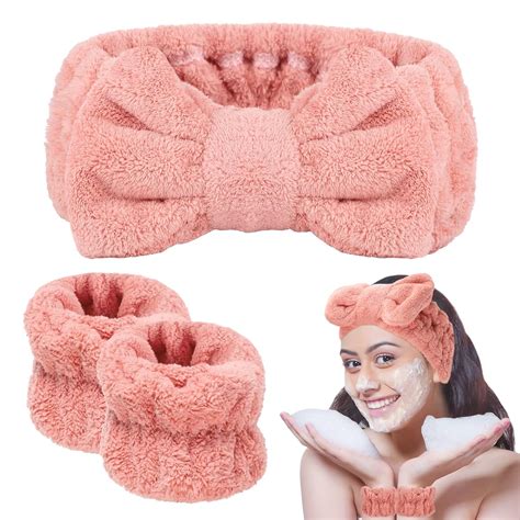 Amazon Pieces Face Wash Headband And Wristband Set Spa