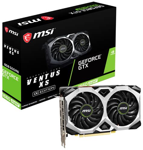 Tarjeta gráfica GeForce GTX 1660 SUPER Ventus XS OC 6 GB GDDR6