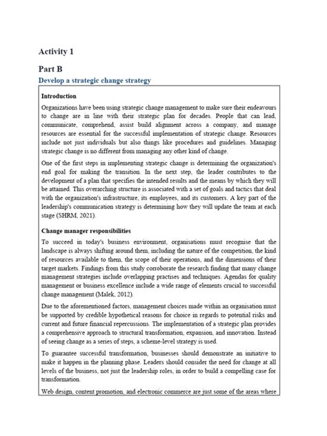 Assesment 3 Activity 1 Part B Role Play And Activity 2 Part A Two