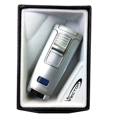 Vector Apex C Chrome Satin Torch Lighter