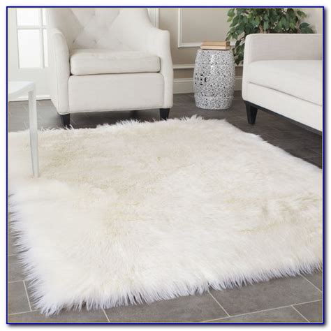 White Faux Fur Rug Large - Rugs : Home Design Ideas #a5Pjw5Vn9l62288