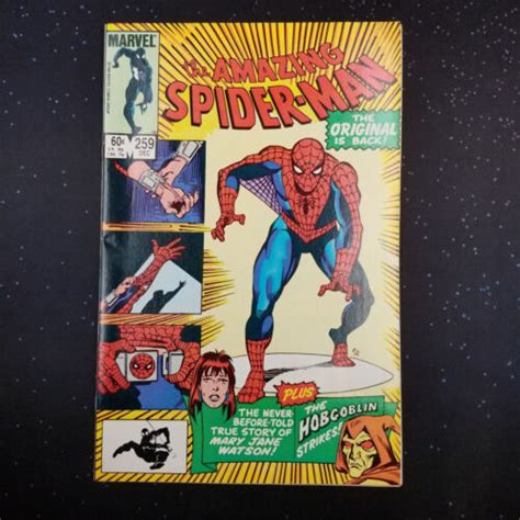 The Amazing Spider Man 259 1984 Original Suit Return MJ Origin Marvel