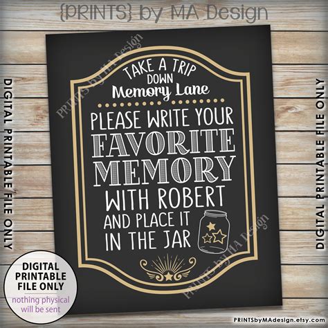 Share A Memory Sign Take A Trip Down Memory Lane And Share A Favorite