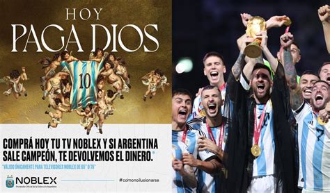 Paga Dios una marca desembolsará u s1 millón por Argentina campeón