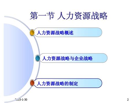 第二章 人力资源战略与规划word文档在线阅读与下载无忧文档