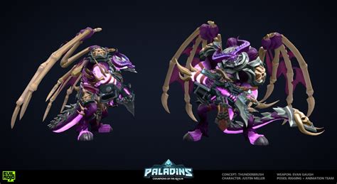 Artstation Paladins Abyssal Lord Drogoz Justin Miller Paladin