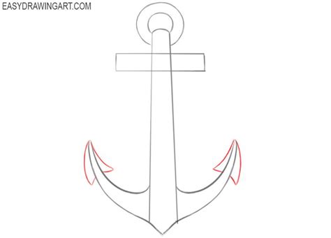 How To Draw An Anchor Easy Drawing Art Drawings Easy Drawings Draw