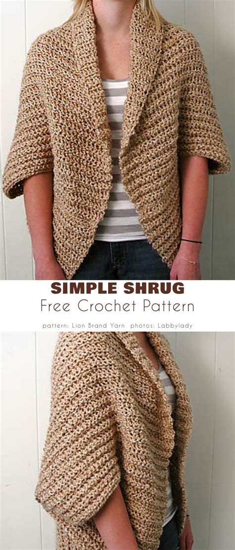 Quick And Easy Crochet Shrug Tranet Biologia Ufrj Br