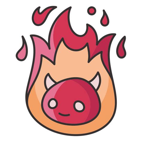 Fire Demon Halloween Monster Cute Character Png And Svg Design For T Shirts