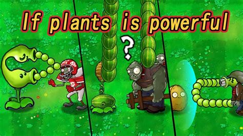 Plants Vs ZombiesIf Plants Is Powerful 2 Hard Mod PvZ Plus PVZ Funny